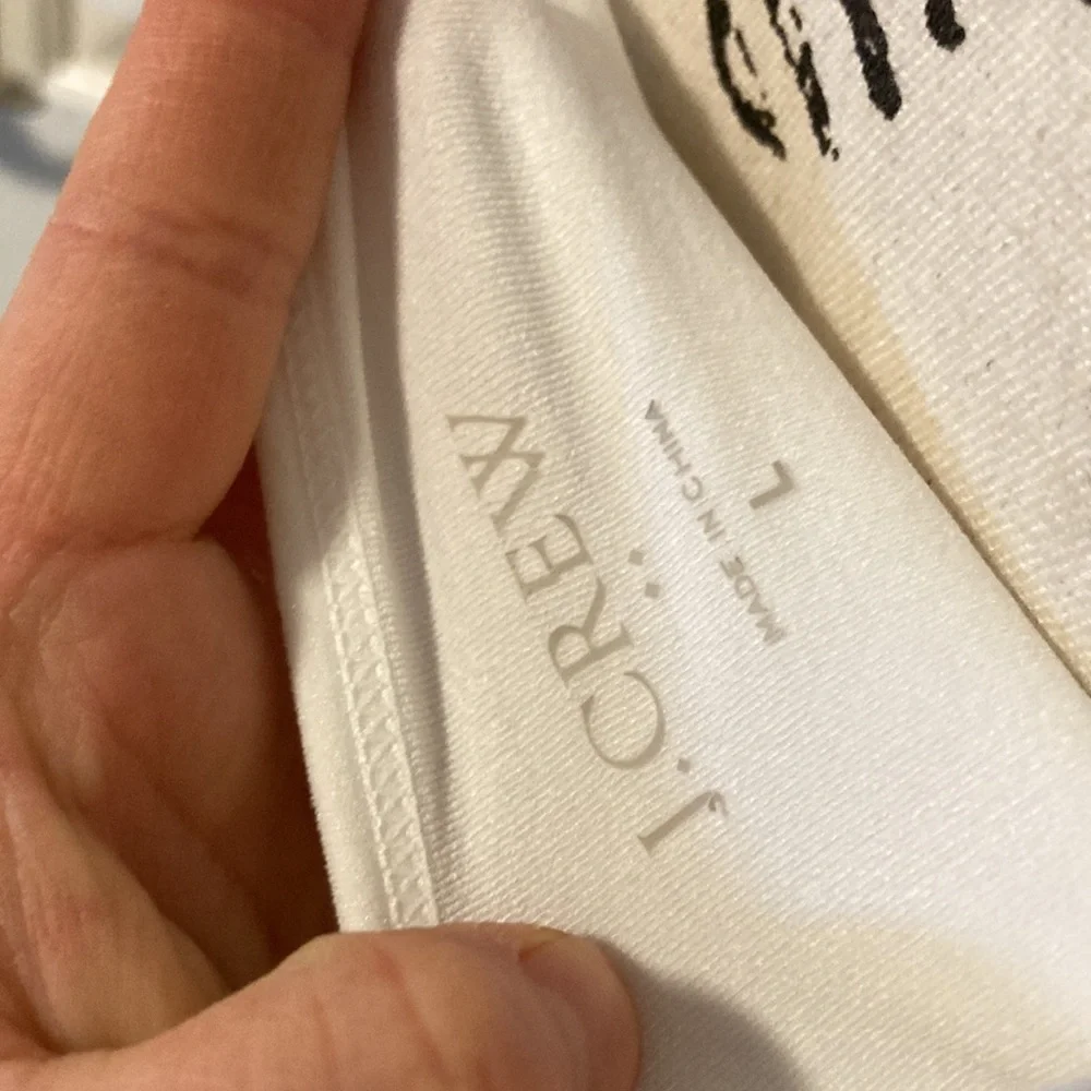 NWT J.CREW WHITE TANK TOP